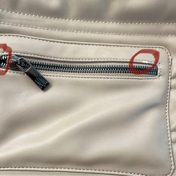 Neiman Marcus Quilted Leather Backpack - Picture 6 of 6